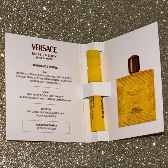 Men’s Paco Rabanne Invictus & Versace Eros Energy Pour Homme Sample Bundle - Picture 3 of 3
